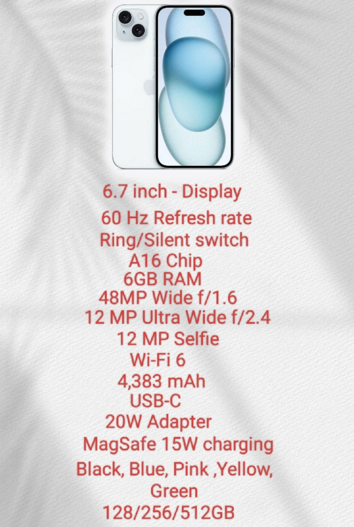 iPhone 15 plus