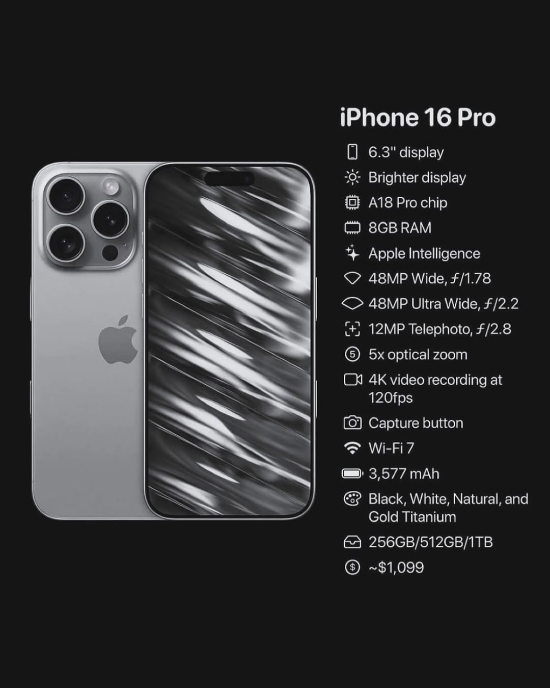 iPhone 16 pro