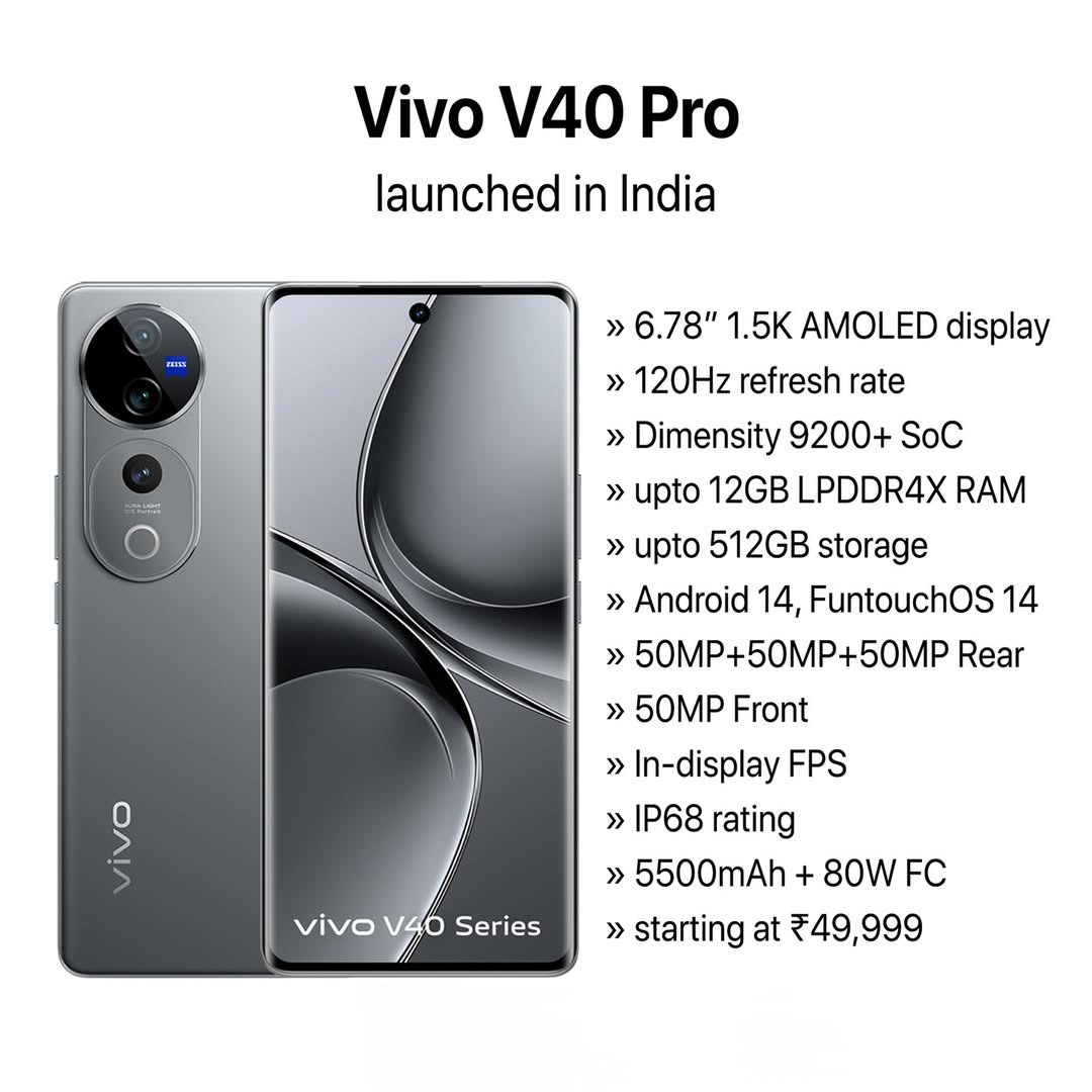 Vivo V40 Pro